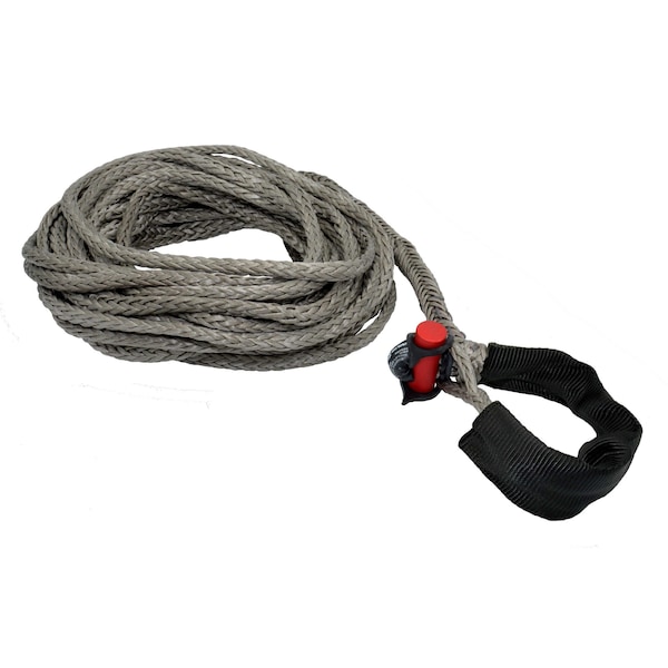 5/16 in. x 50 ft. 4,400 lbs. WLL. LockJaw Synthetic Winch Line Extension w/Integrated Shackle